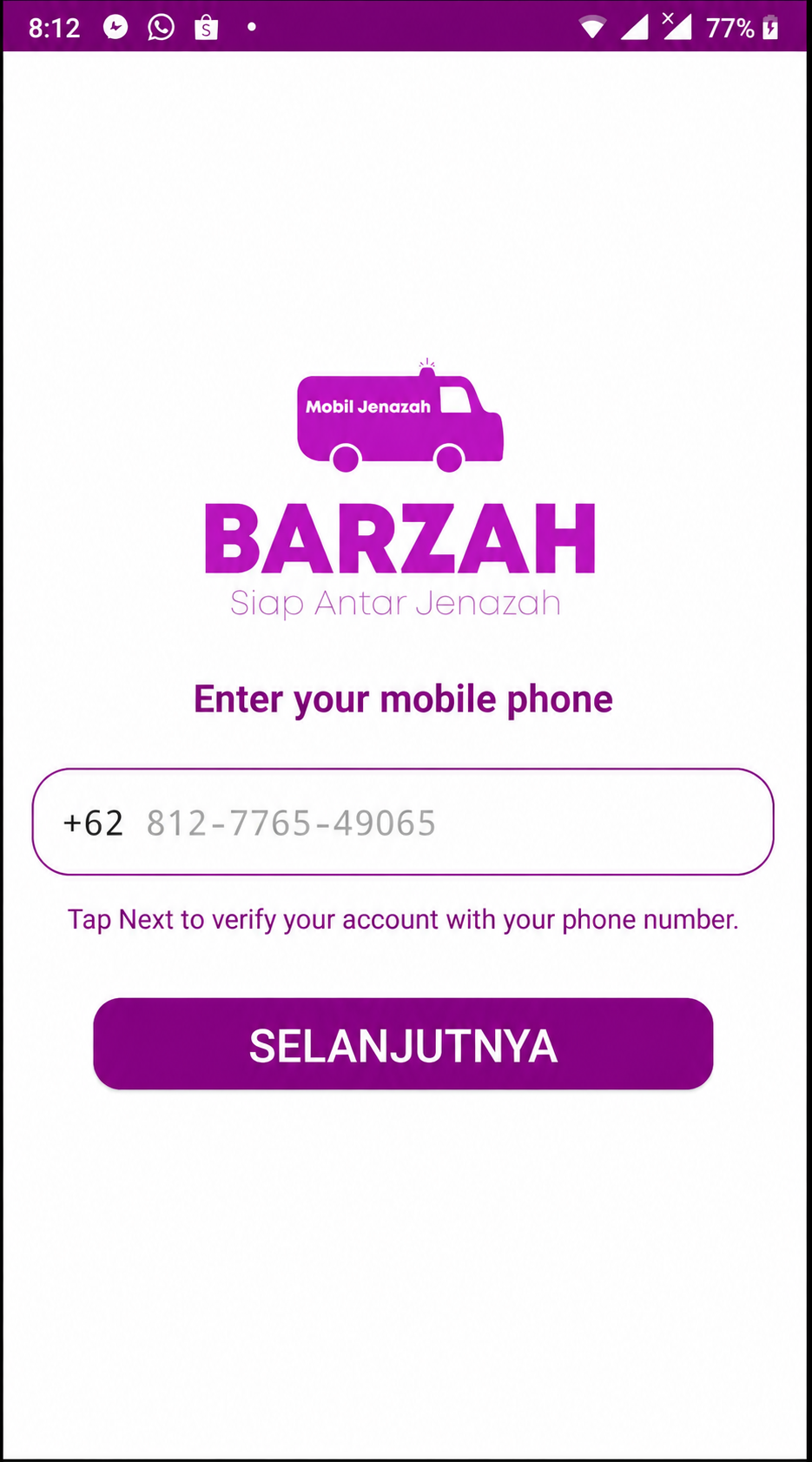 Barzah screenshot 1